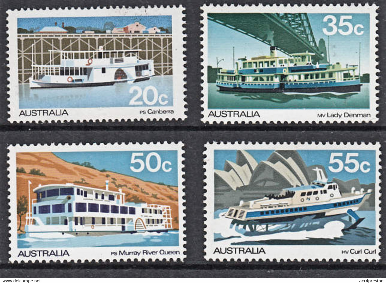 A1024 AUSTRALIA 1979,  SG 704-7  Ferries, Ships,  MNH - Ongebruikt