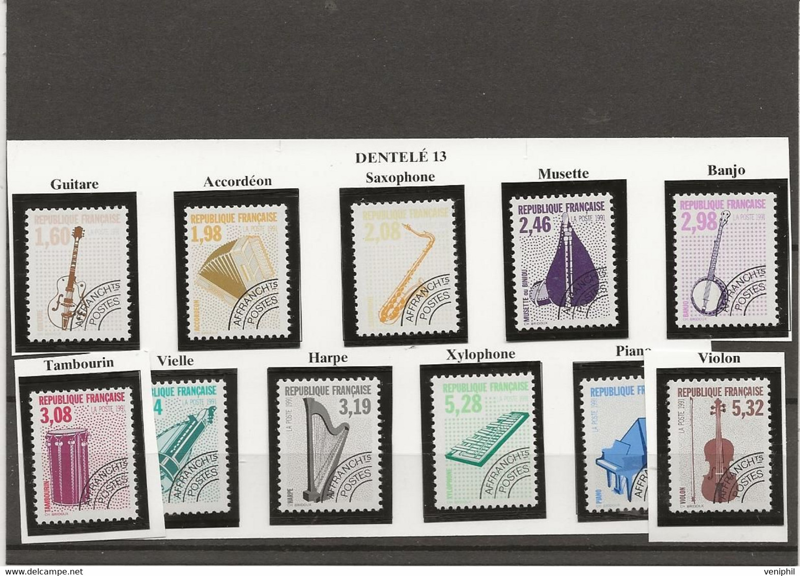 TIMBRES PREOBLITERES N° 213 A 223 - NEUF SANS CHARNIERE - ANNEE 1992 - COTE : 100 € - 1989-2008