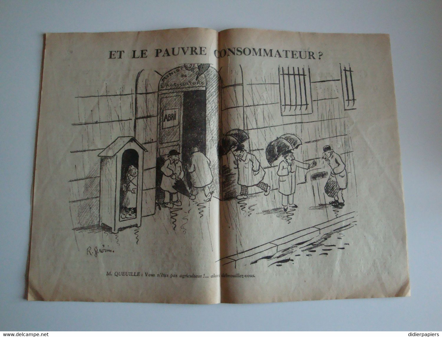 Journal Hebdomadaire,pamphlétaire D'Artagnan De 1927,actualités Politique,économique,dessin De Guérin - Altri & Non Classificati