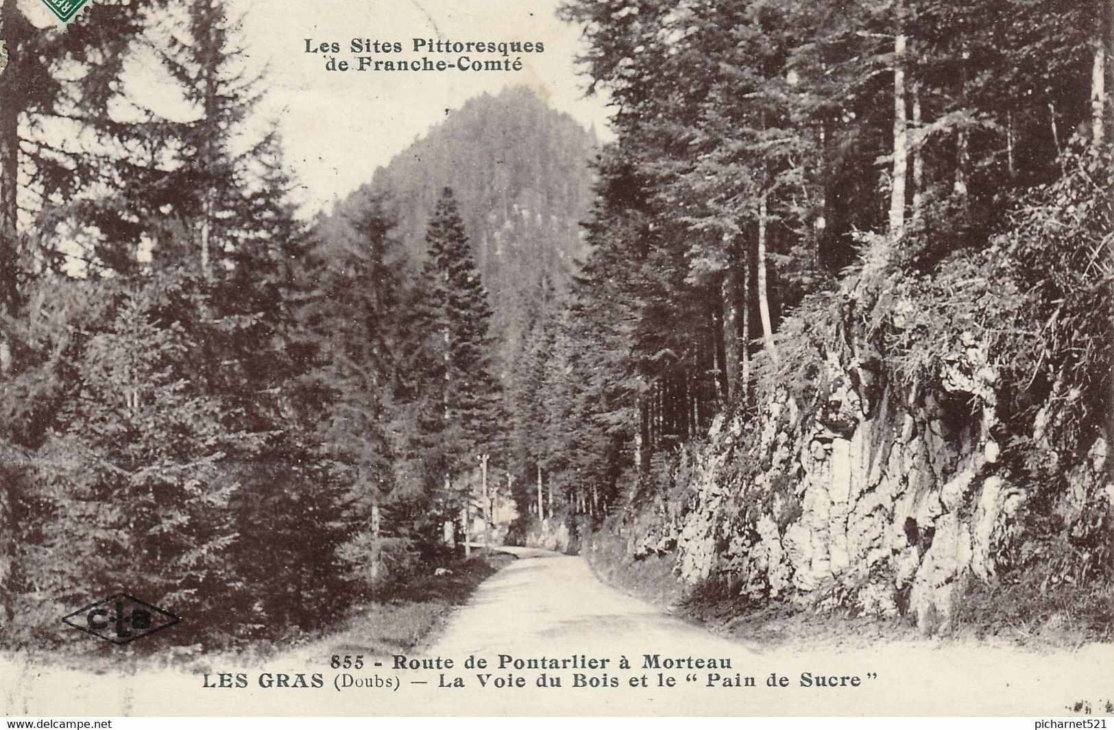 LES GRAS (Doubs) - 5 CPA Et CPSM Différentes. 4 Ont Circulé. Bon état. 5 Scan. - Other & Unclassified