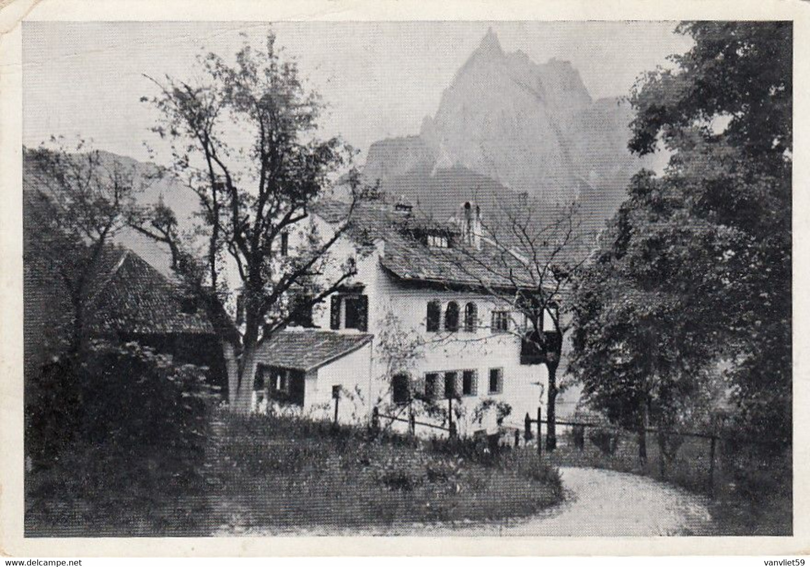 SIUSI-CASTELROTTO-BOZEN-BOLZANO-PENSIONE E CAFFÉ=MIRABELLA=CARTOLINA VERA FOTOGRAFIA-NON VIAGGIATA-ANNO 1950-1955 - Bolzano (Bozen)