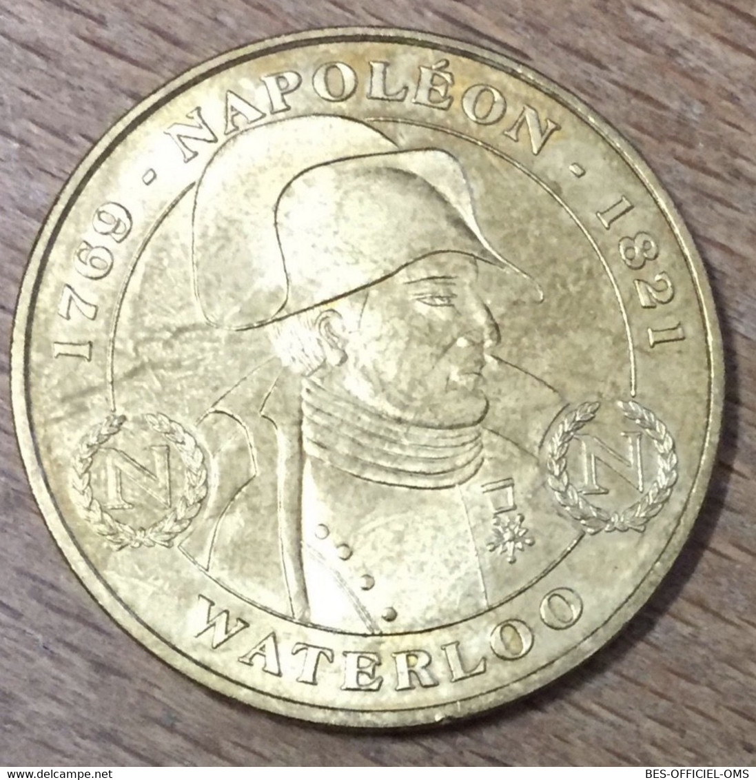 BELGIQUE WATERLOO NAPOLEON 1769 - 1821 MDP 2017 MÉDAILLE SOUVENIR MONNAIE DE PARIS JETON TOURISTIQUE TOKEN MEDAL COIN - Turísticos