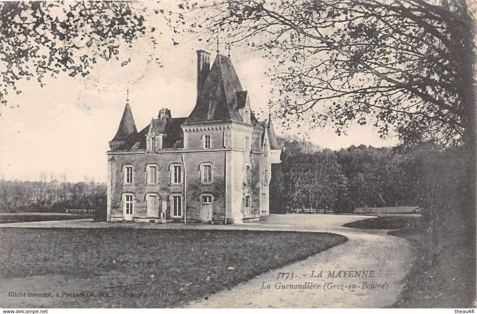 ¤¤   -   GREZ-en-BOUERE    -   Le Chateau  " La Guenaudière "        -  ¤¤ - Crez En Bouere