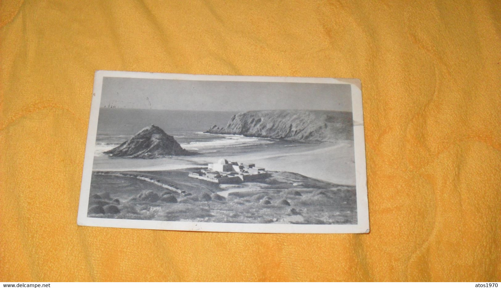 CARTE IMPRIME DE 1953. IFNI.- FORTIN AU BORD DE LA MER..CACHETS SIDI IFNI + TIMBRE - Ifni