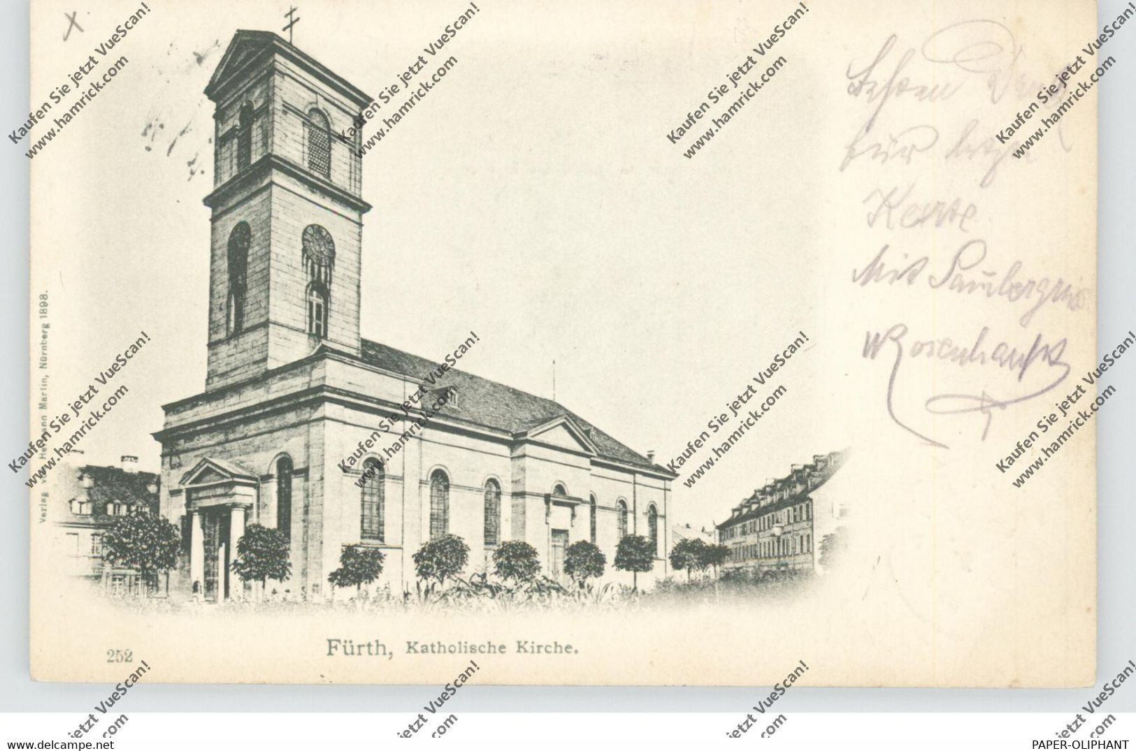 8510 FÜRTH, Katholische Kirche, 1899 - Fuerth