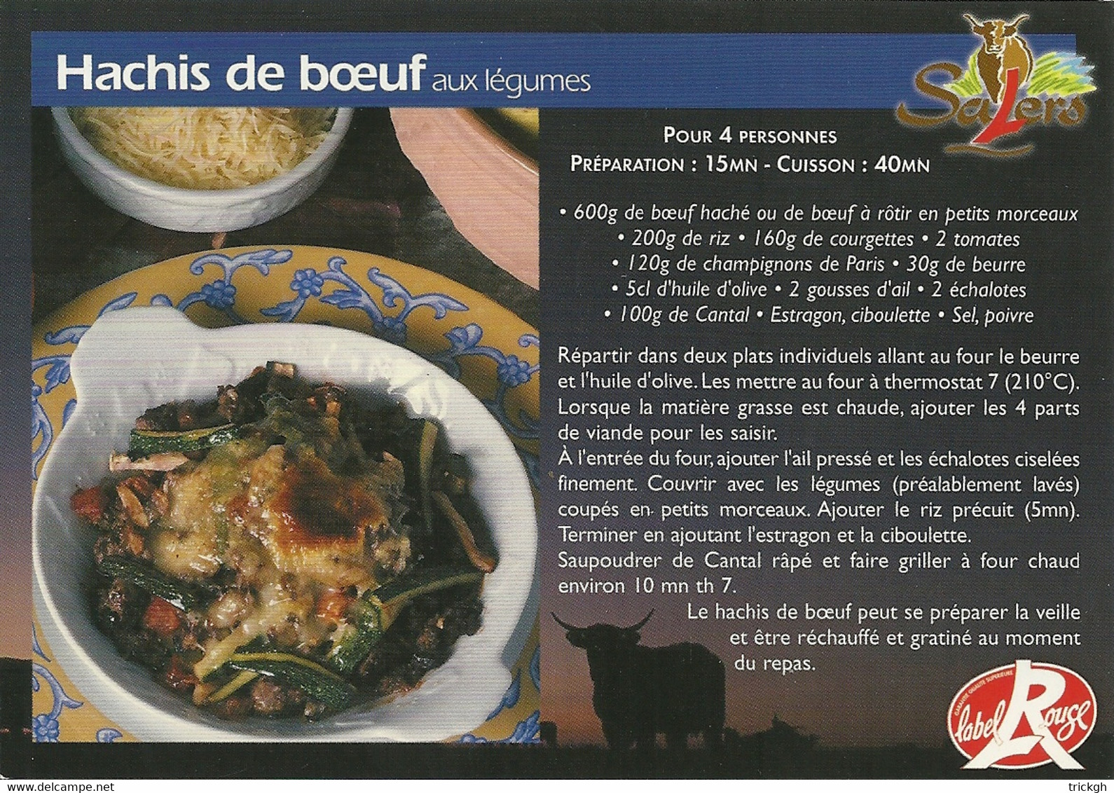 Hachis De Boeuf Aux Légumes - Recettes (cuisine)