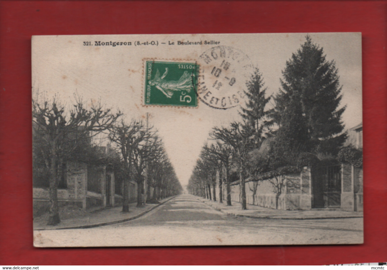 CPA - Montgeron -( S.-et-O.) -  Le Boulevard Sellier - Montgeron