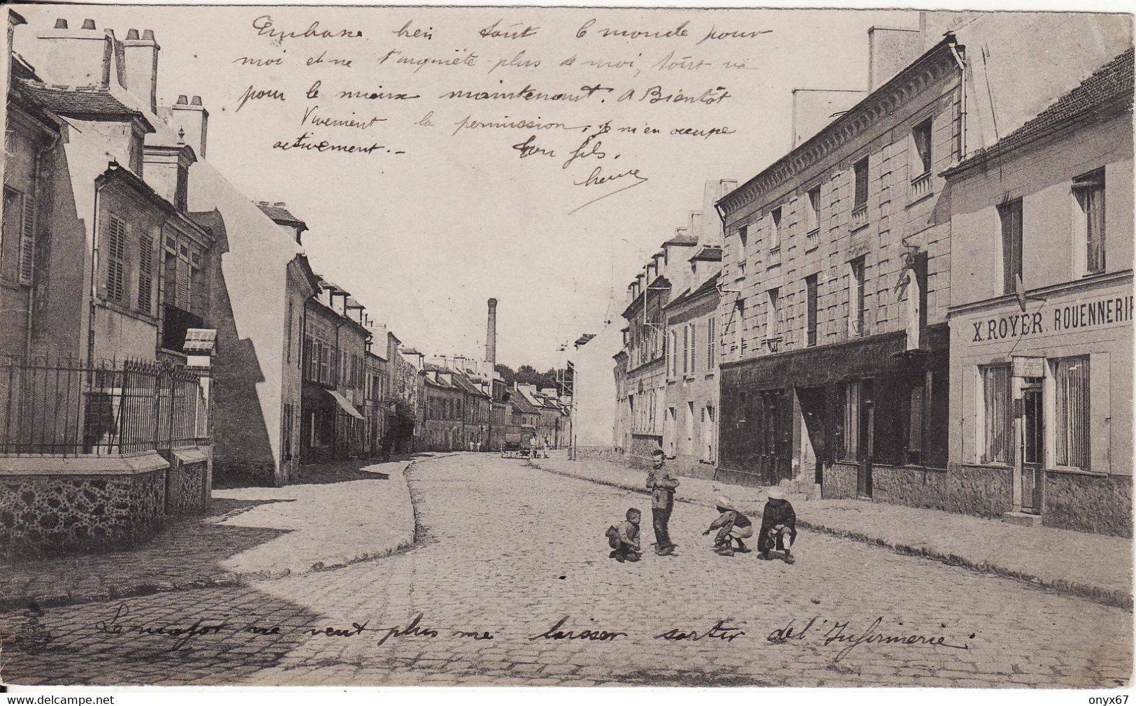 VILLEPARISIS (77-Seine Et Marne-Meaux-Mitry-Mory) Grande Rue - Maison X. ROYER Rouennerie Et Mercerie - Villeparisis