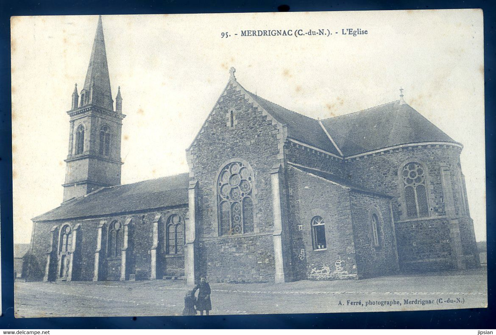 Cpa Du 22  Merdrignac  L' église     SE20-22 - Loudéac