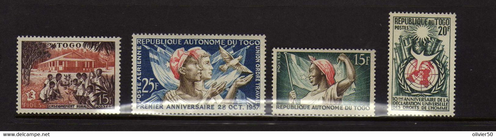 Togo (1956-58) -    Republique Autonome   - Neufs** - Autres & Non Classés