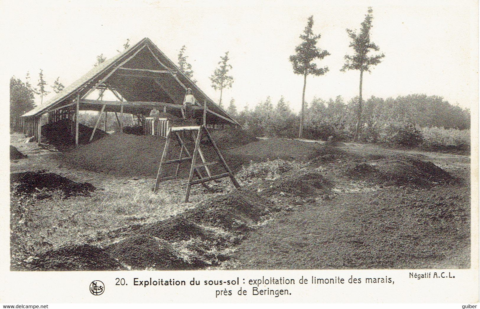 Beringen Exploitation Du Sous Sol Limonite Des Marais - Beringen