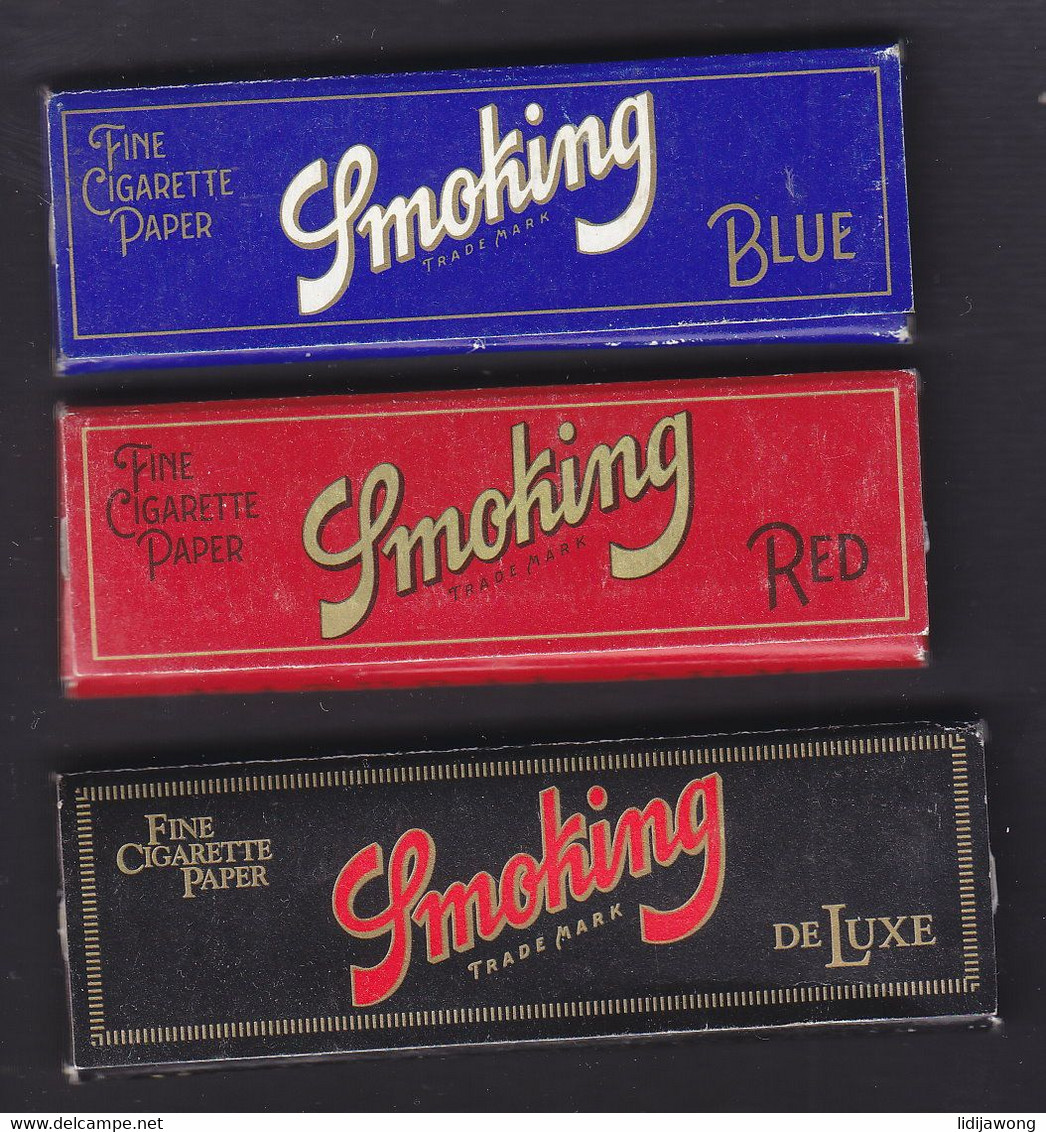 "SMOKING" - Rizla - Cigarette Paper 3 Diff. Vintage Rolling Paper (see Sales Conditions) - Tabak