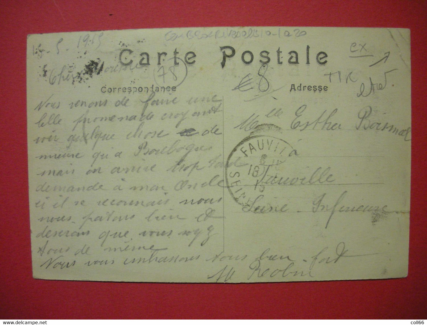 78 Versailles 1915 Camp De Sarory Le Stand DeTir à La Cible Sans éditeur N°203 Dos Scanné - Tiro (armas)