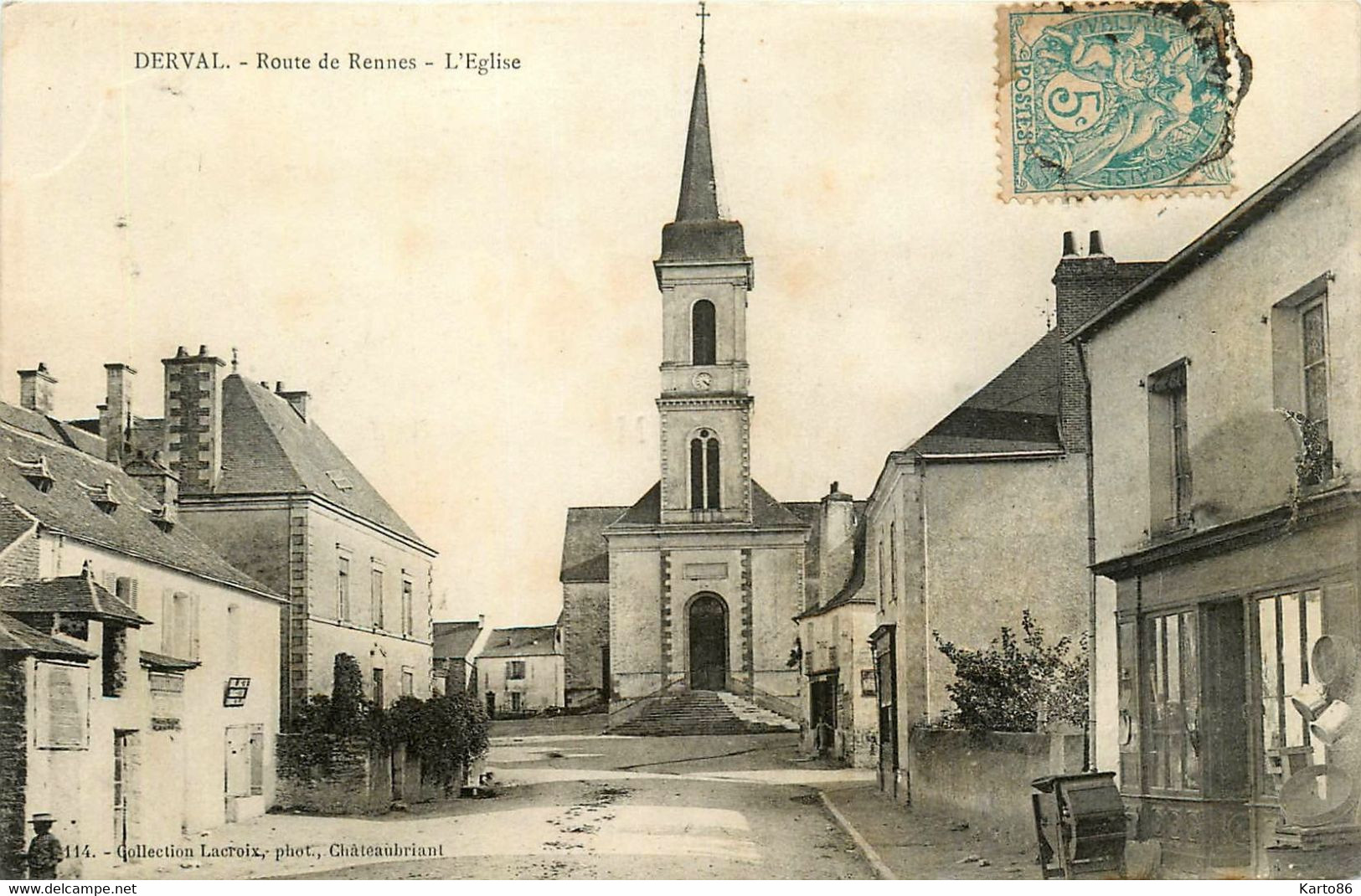 Derval * Route De Rennes * Place De L'église - Derval