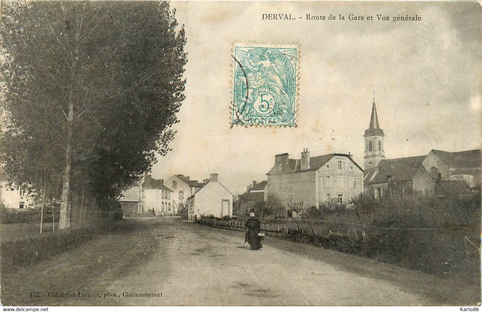 Derval * Route De La Gare Et Vue Générale - Derval