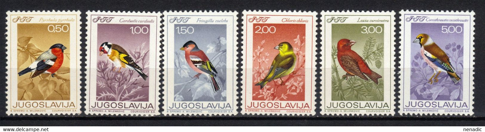 Yugoslavia,Fauna-Birds 1968.,MNH - Unused Stamps