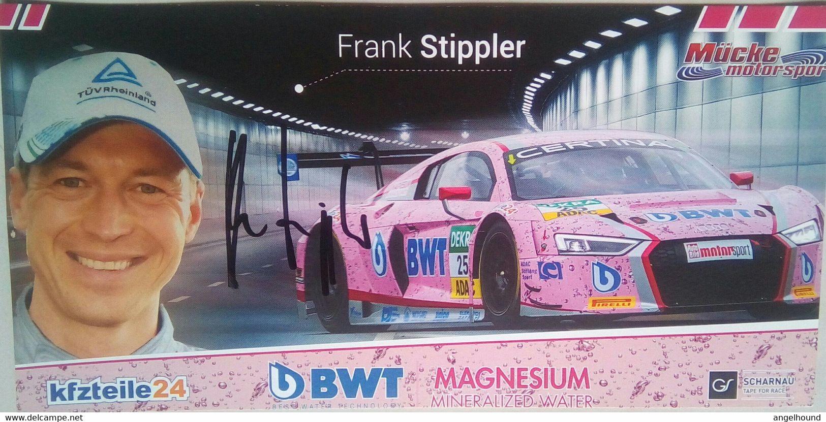Frank Stippler ( German Sportscar Racing Driver ) - Autógrafos