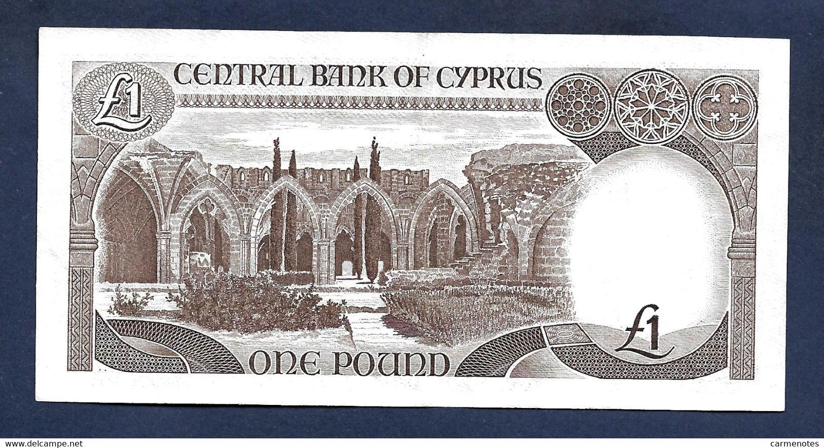 Cyprus 1 Lira 1989 P53a EF/AU - Cyprus