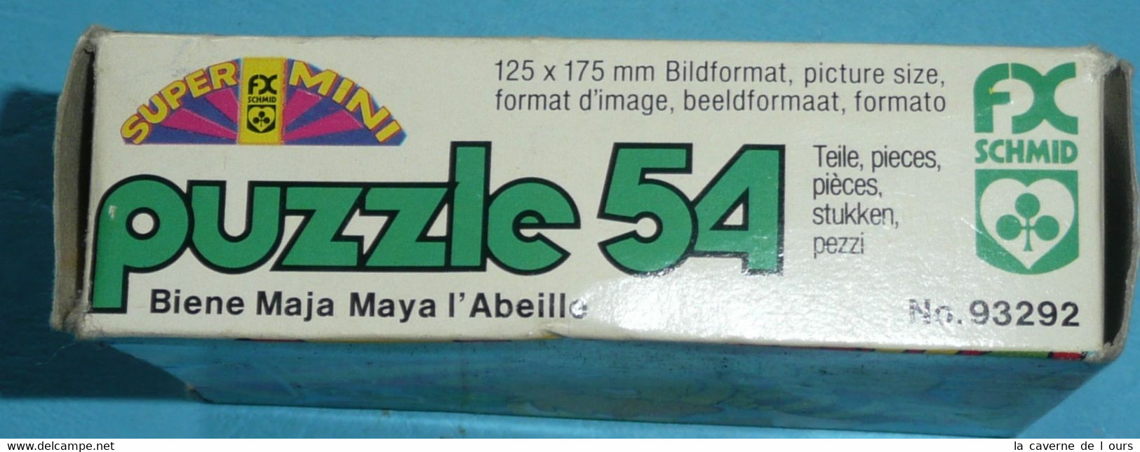 Rare Ancien Mini-puzzle FX Schmidt Maya L'Abeille Biene Maja - Rompecabezas