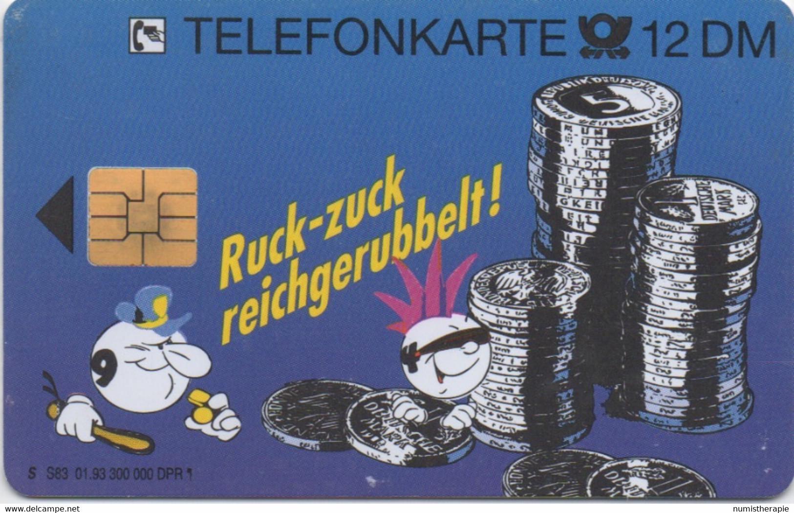 Pièces Deutschmark / Lotto Toto 1993 - Stamps & Coins