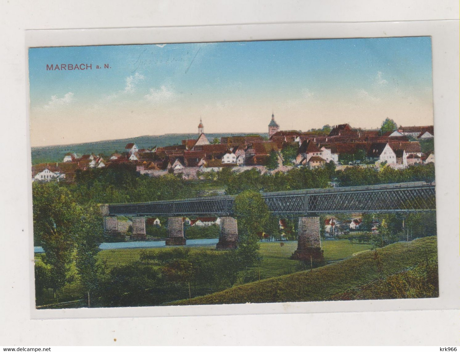 GERMANY MARBACH Nice Postcard - Marbach