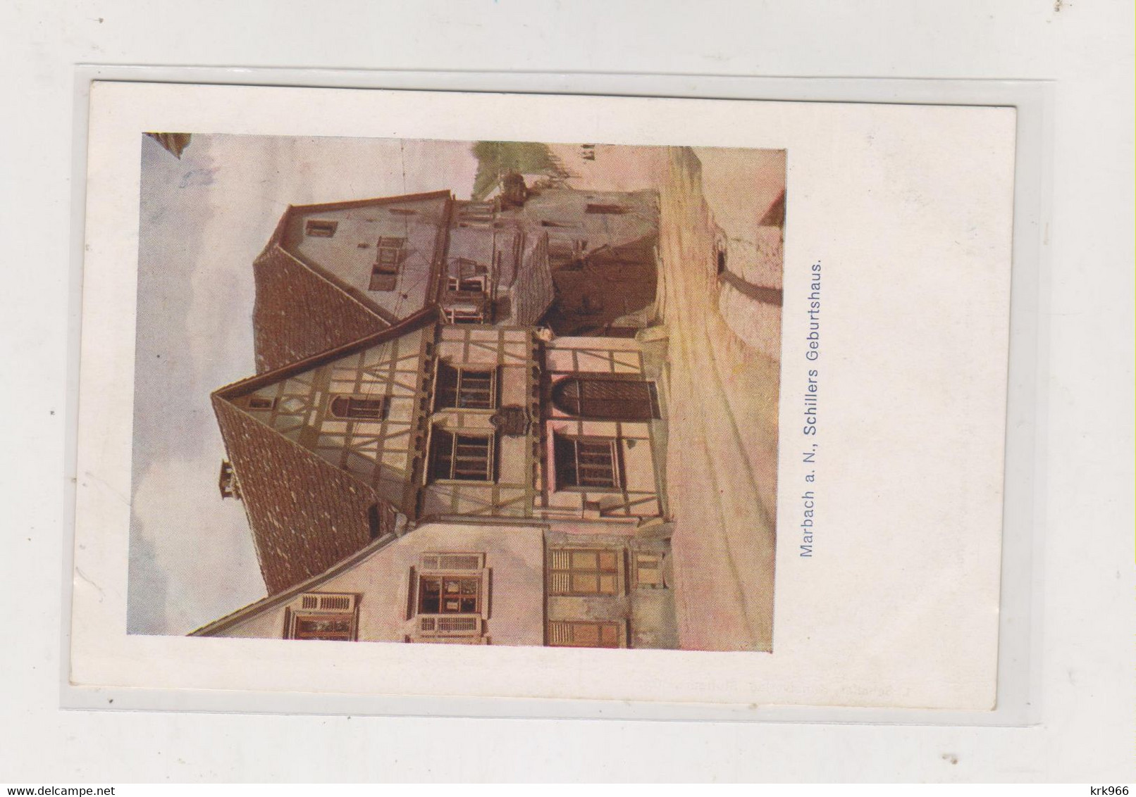 GERMANY MARBACH Nice Postcard - Marbach