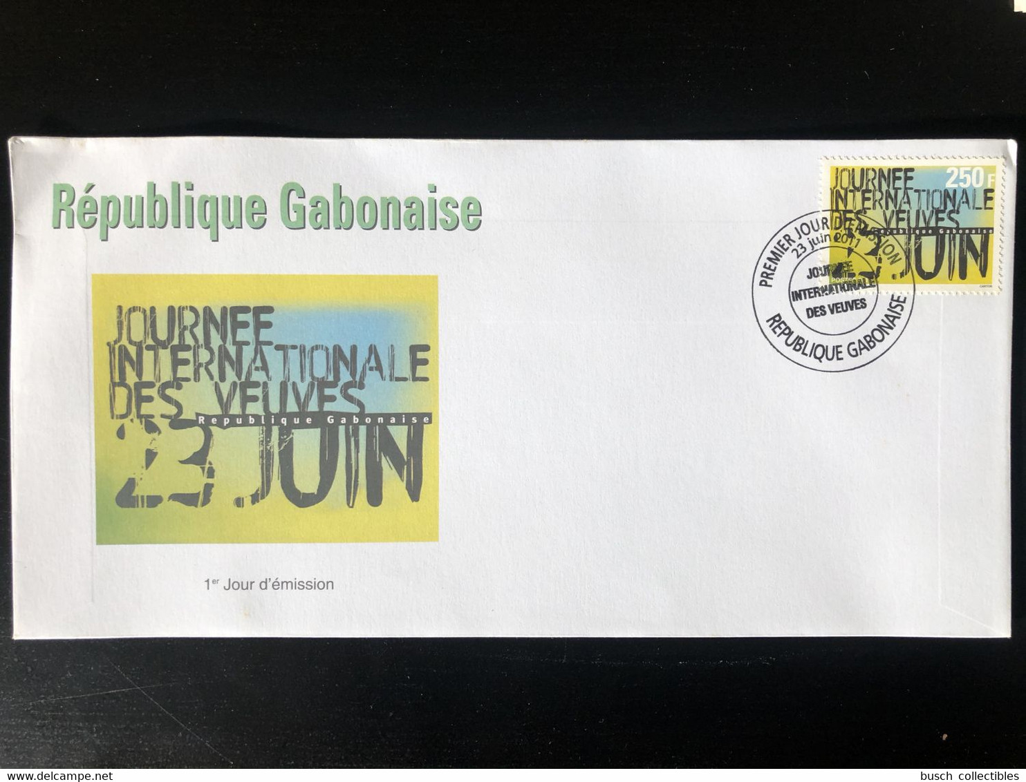 Gabon Gabun 2011 Mi. 1705 FDC Journée Internationale Des Veuves Witwen Tag Widowed Day RARE! - Gabon