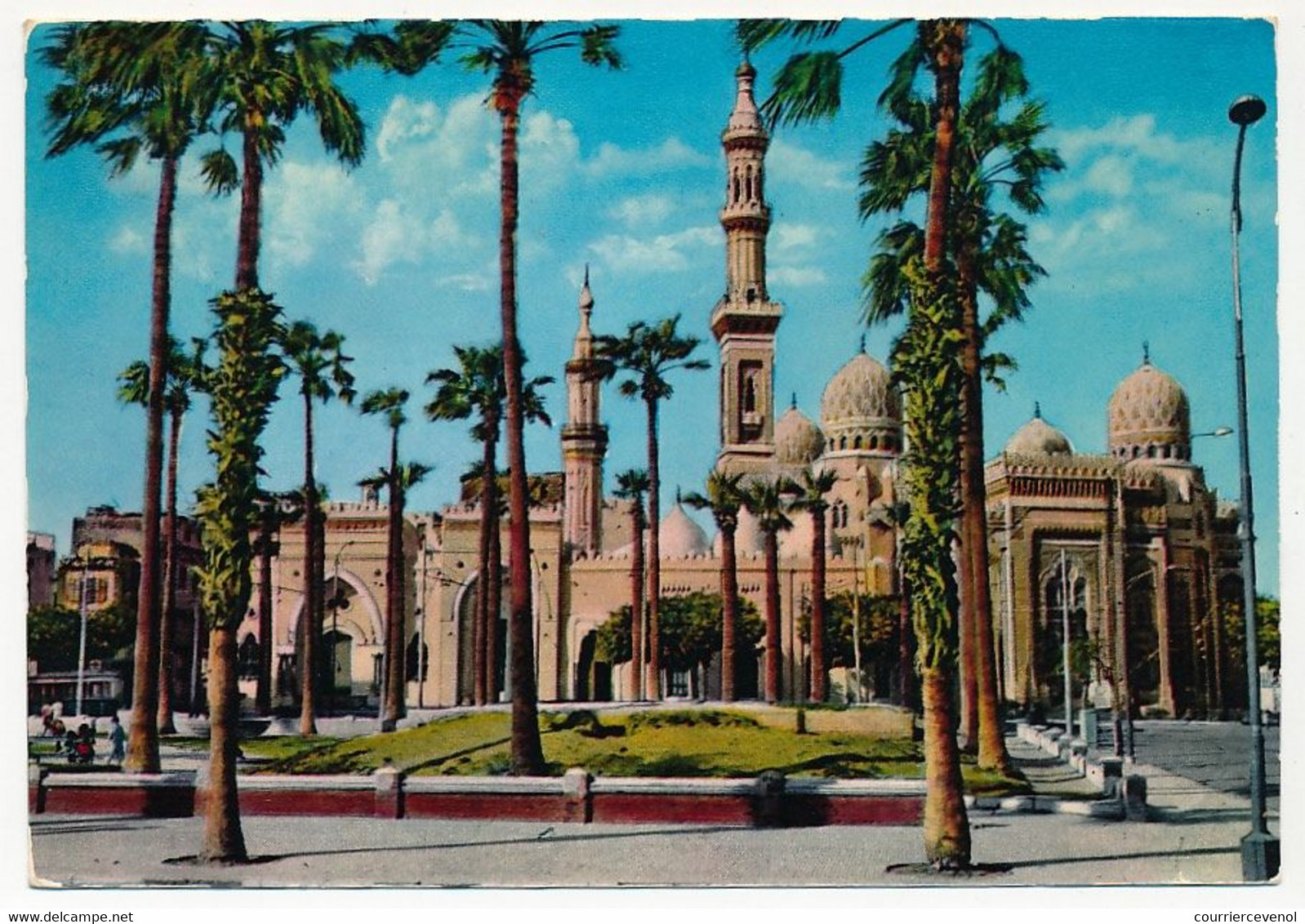 EGYPTE - Carte Postale Affr. Composé, Pour La France / La Mosquée De Abu El Abbaszz - Storia Postale