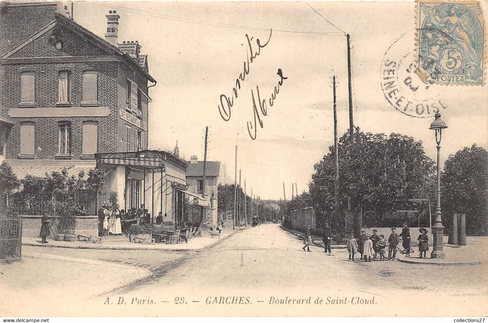 92-GARCHES- BOULEVARD DE SAINT-CLOUD - Garches