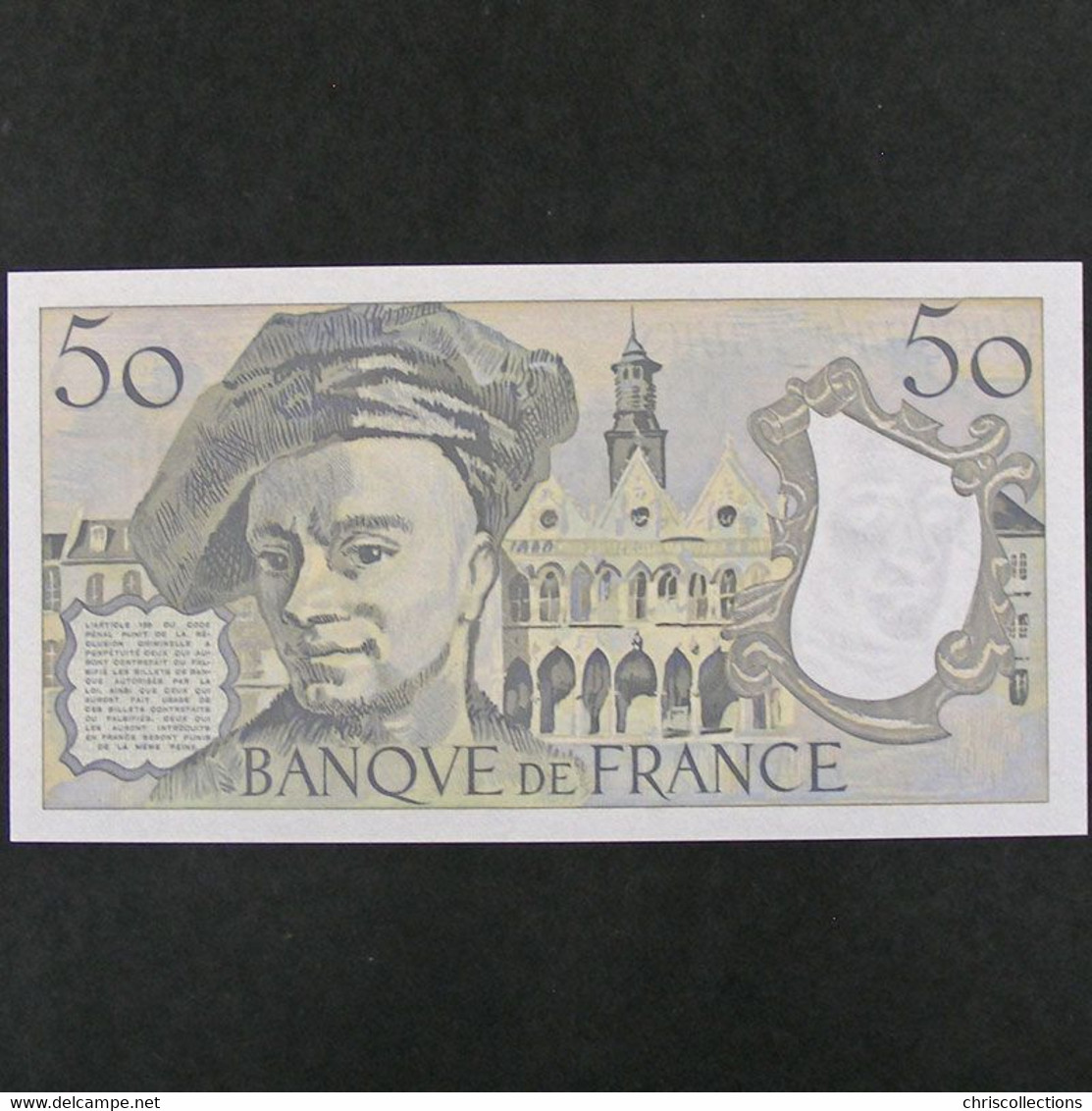 50 Francs Quentin De La Tour 1991, SPL - 50 F 1976-1992 ''Quentin De La Tour''