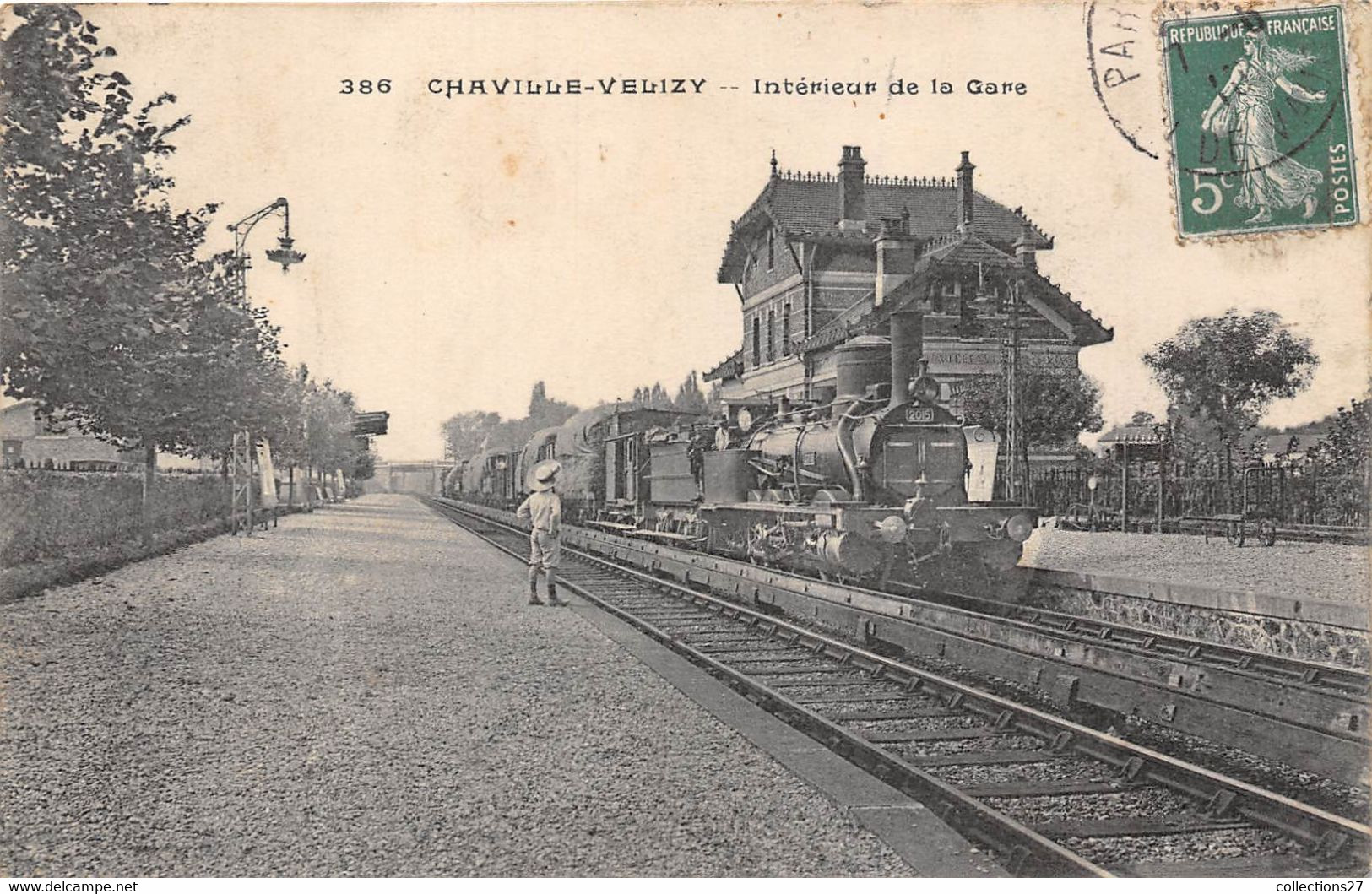 92-CHAVILLE-VELIZY- INTERIEUR DE LA GARE - Chaville