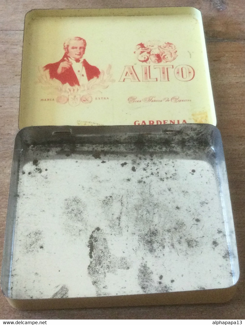 Boîte En Fer 20 Cigarillos ALTO Gardena - Empty Cigar Cabinet