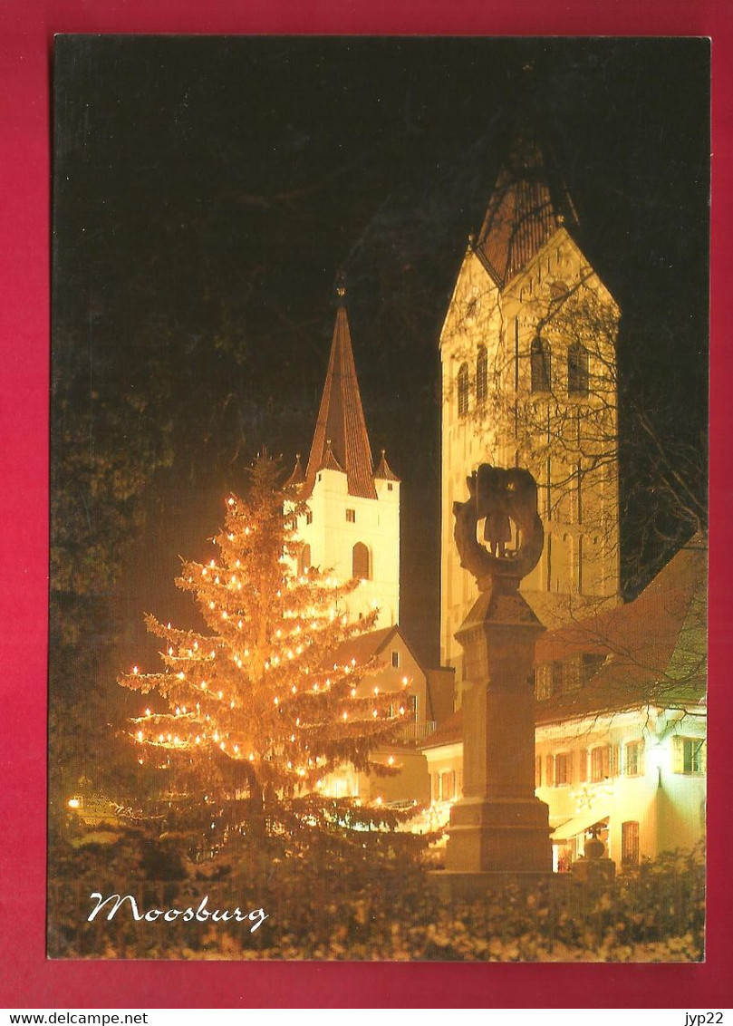 CP Allemagne Moosburg - église Sapin De Noël Frohe Weihnachten Und Ein Gutes Neues Jahr Voeux De Nouvel An Bonne Année - Moosburg