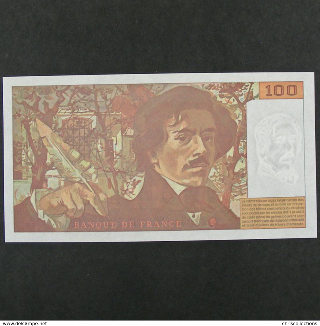 100 Francs Delacroix 1995, SPL - 100 F 1978-1995 ''Delacroix''