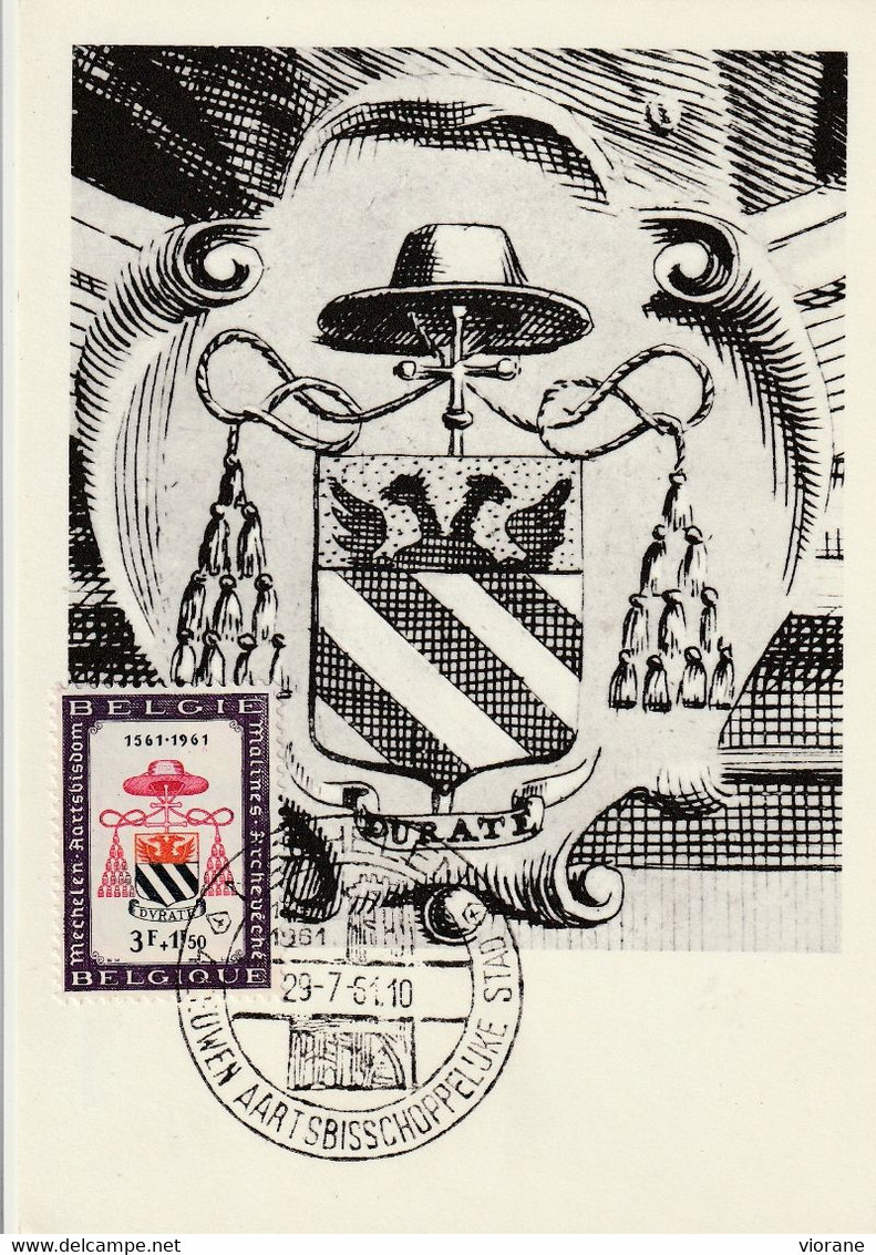 Carte Maximum -  Armoiries Du Cardinal Granvelle - 1961-1970