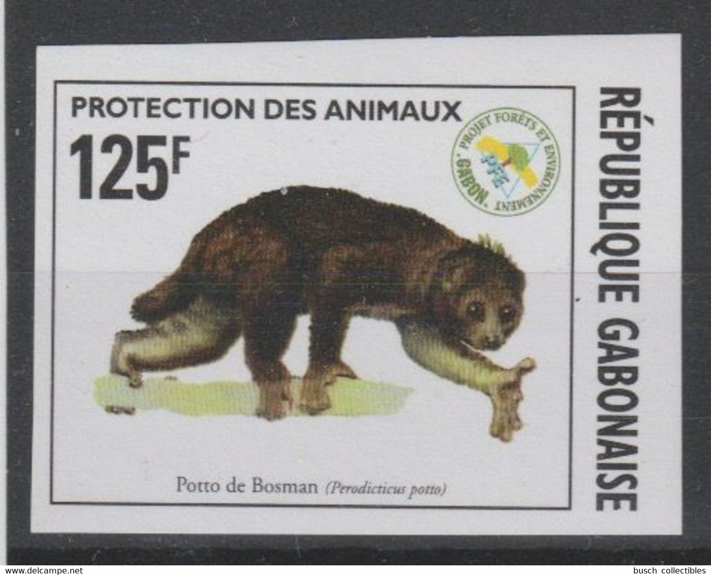 Gabon Gabun 1996 ND Imperf Mi. 1310 Faune Fauna Protection Potto De Bosman RARE ! - Autres & Non Classés