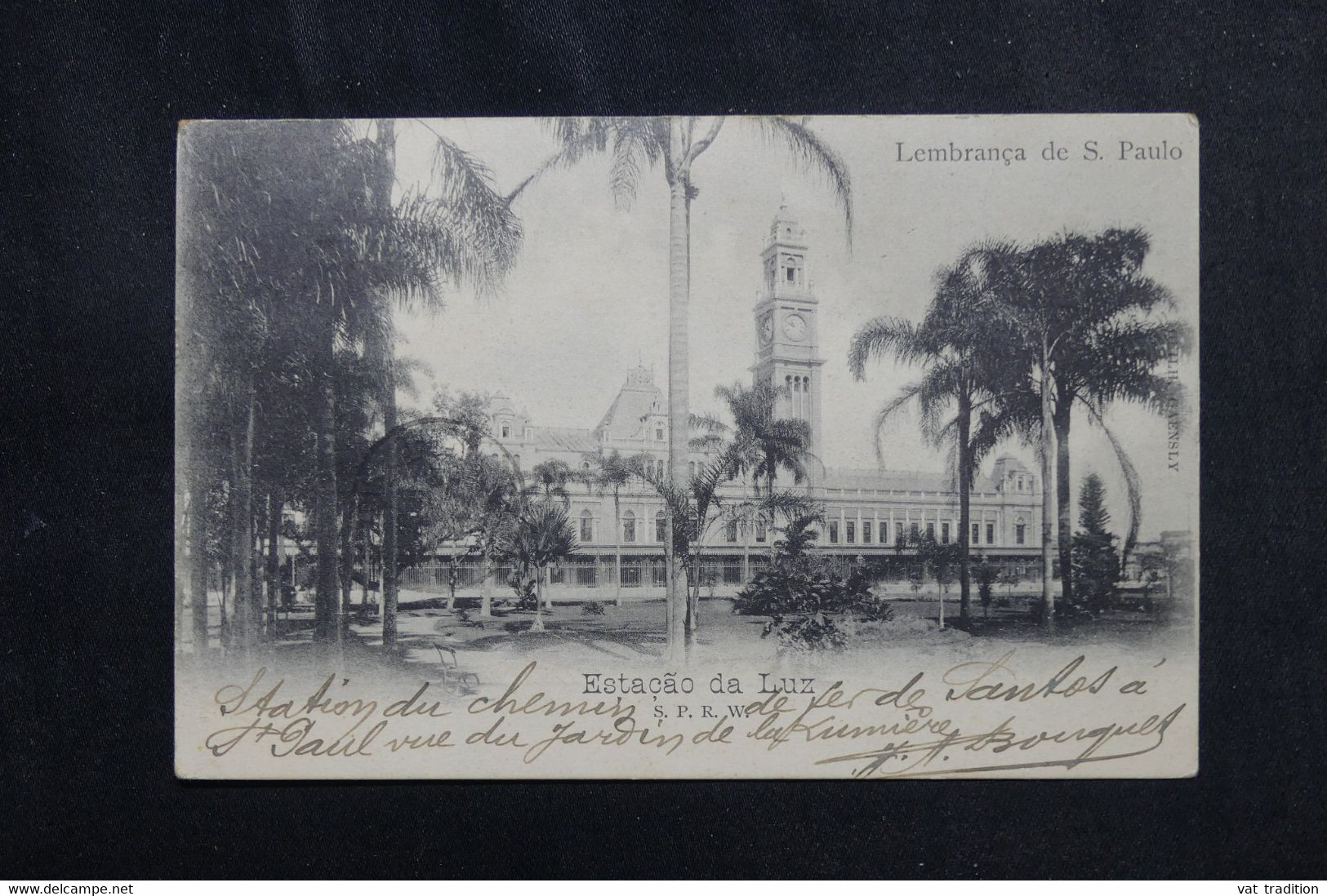 BRÉSIL - Affranchissement De Sao Paulo Sur Carte Postale En 1902 Pour La France - L 72917 - Briefe U. Dokumente