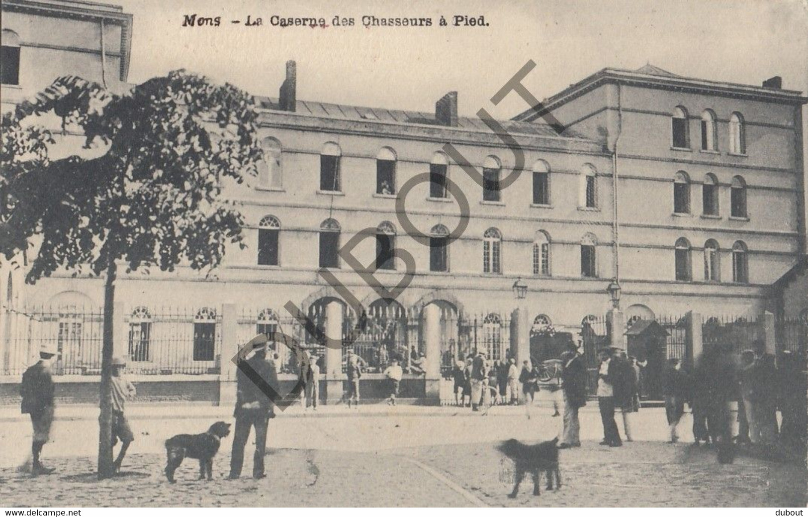 Postkaart-Carte Postale - MONS - La Caserne Des Chasseurs à Pied (B914) - Courcelles