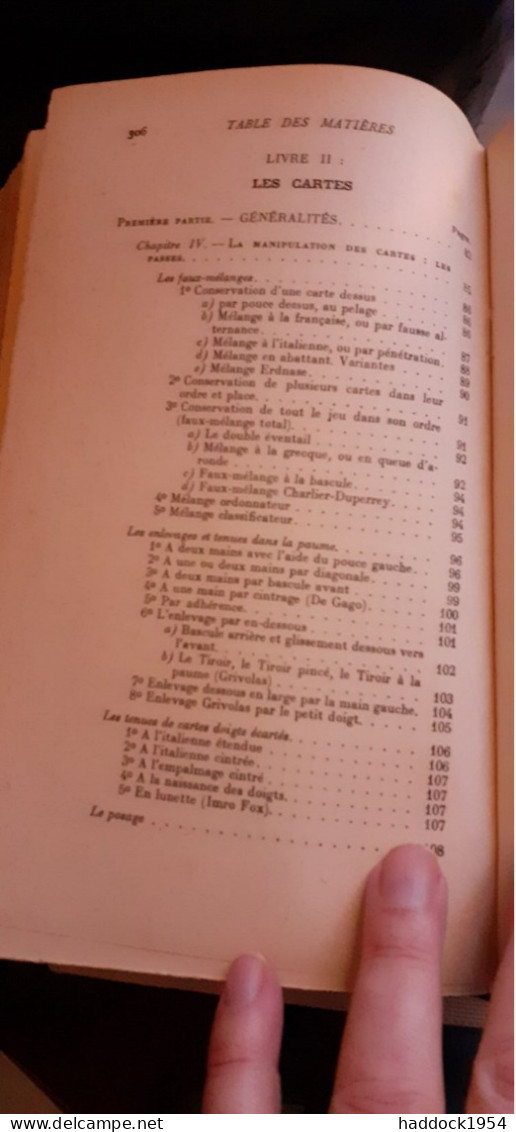 Manuel Pratique D'illusionnisme Et De Prestigitation  REMI CEILLIER Payot 1948 - Sciences