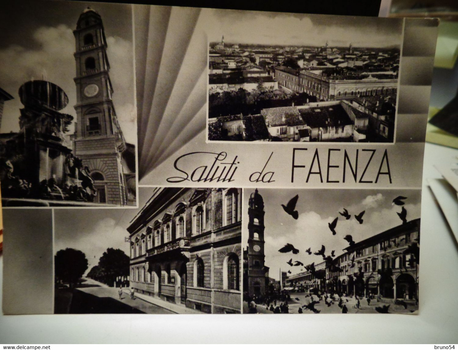 Cartolina  Saluti Da Faenza Prov Ravenna Vedutine 1957 - Faenza