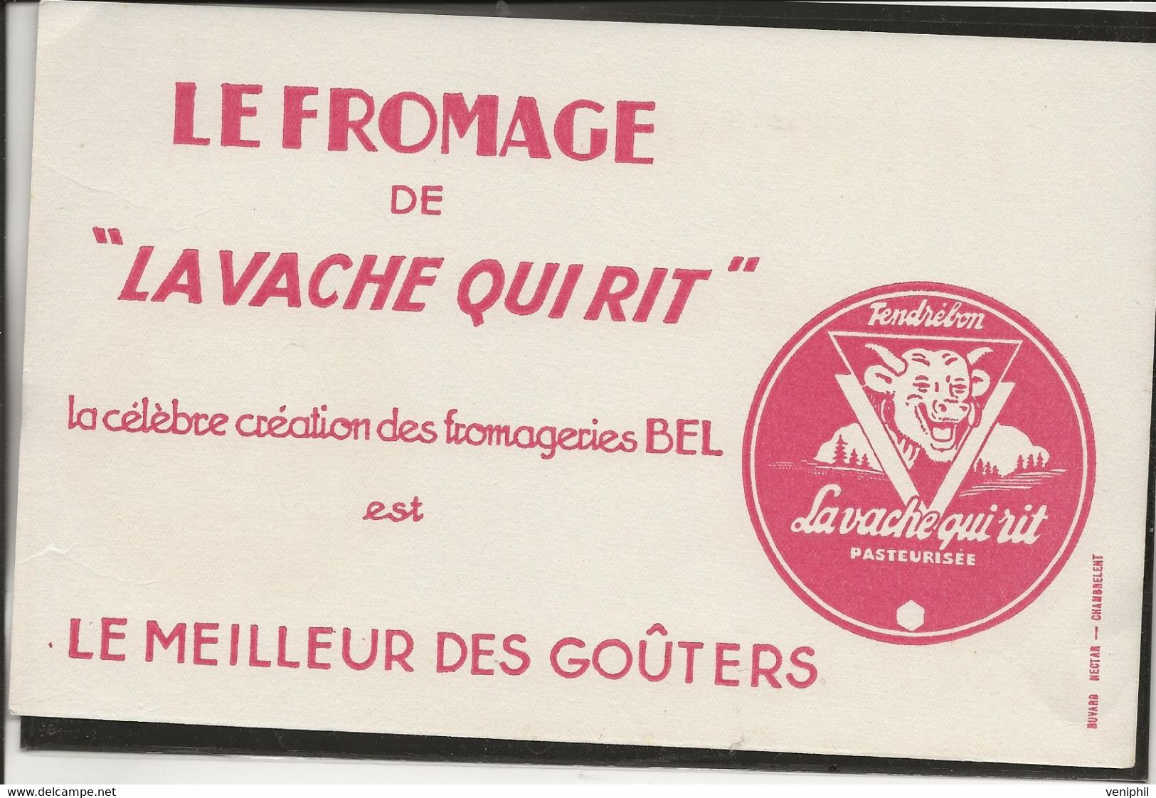 LOT DE 6 BUVARDS  ILLUSTRES  " LE FROMAGE DE LA VACHE QUI RIT " TTB - Collezioni & Lotti