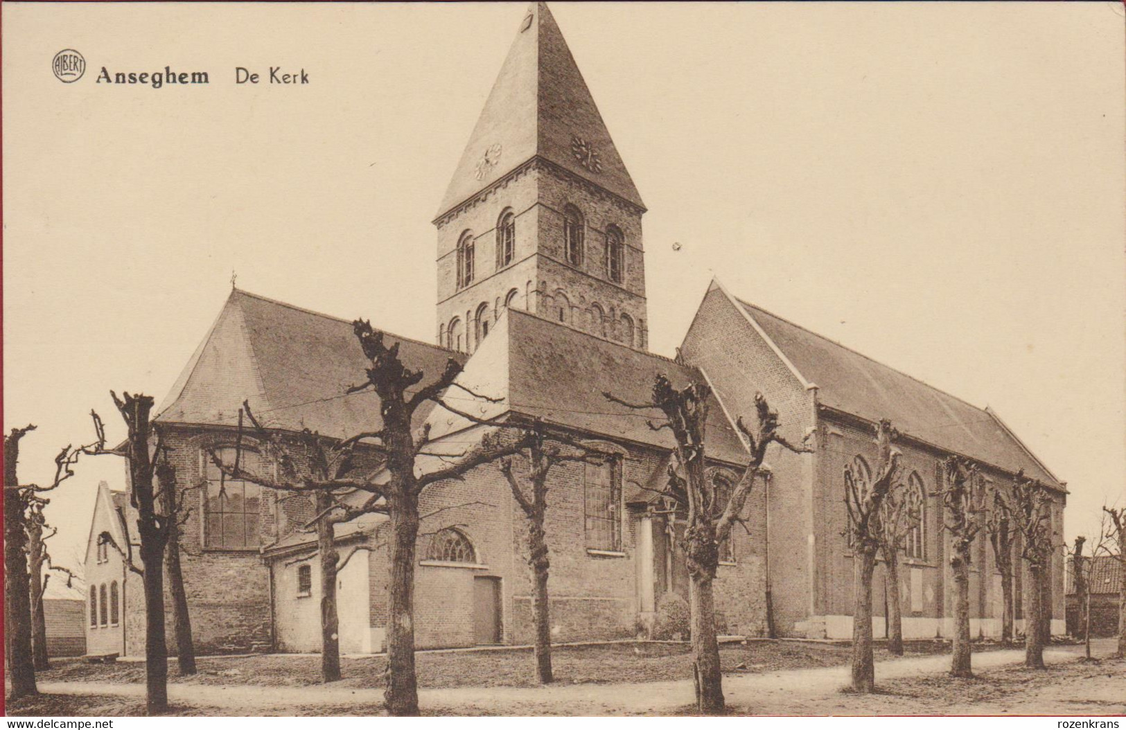 Anzegem - Anseghem - De Kerk Kerk Van Sint-Jan De Doper (in Zeer Goede Staat) - Anzegem