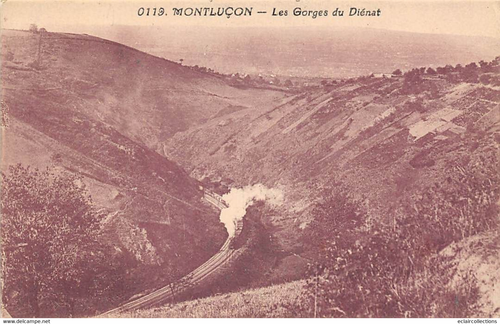 Montluçon           03         Les Gorges Du Diénat   Train  N° 0113    (voir Scan) - Montlucon