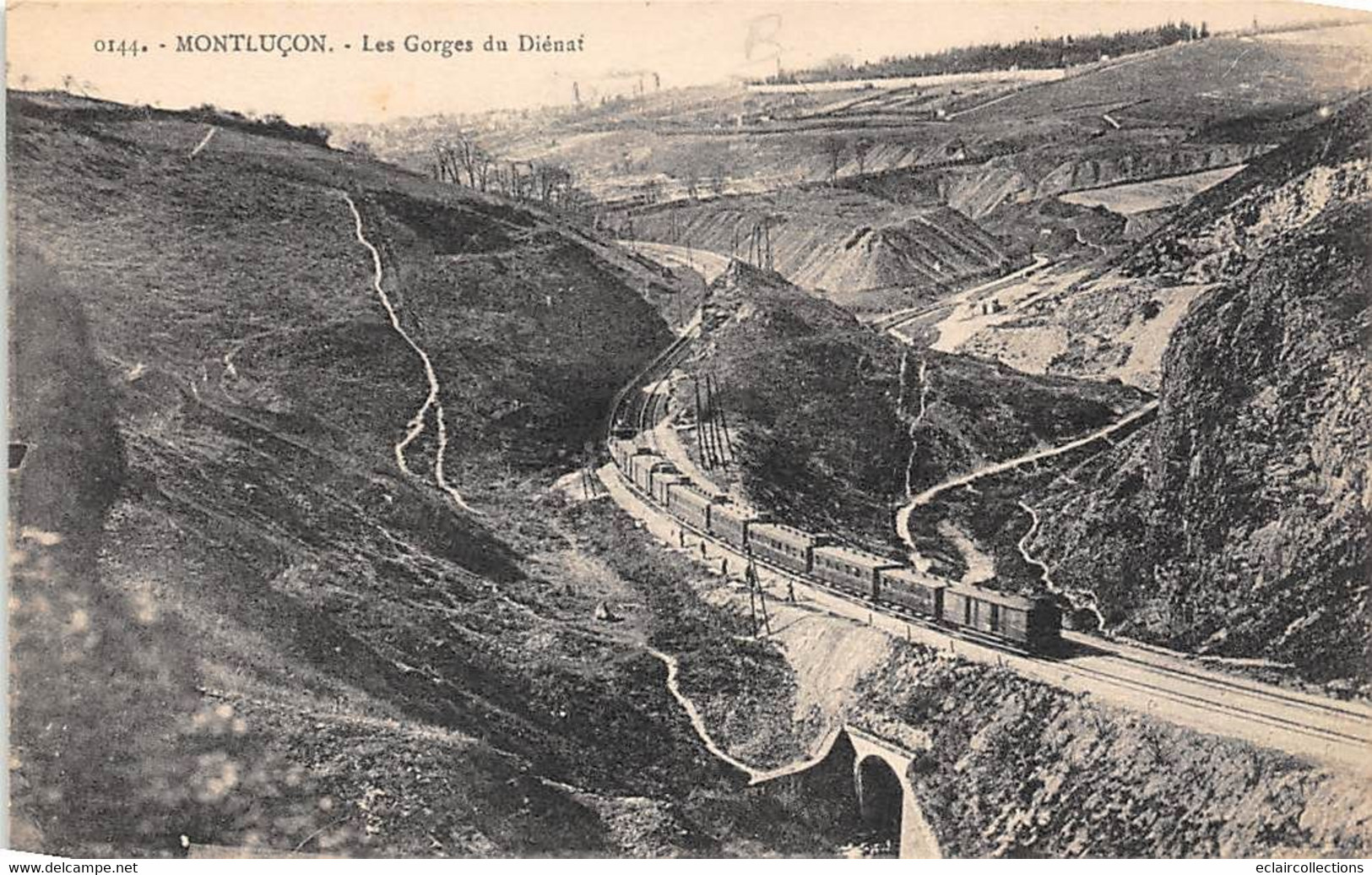 Montluçon           03         Les Gorges Du Diénat   Train  N° 00144    (voir Scan) - Montlucon