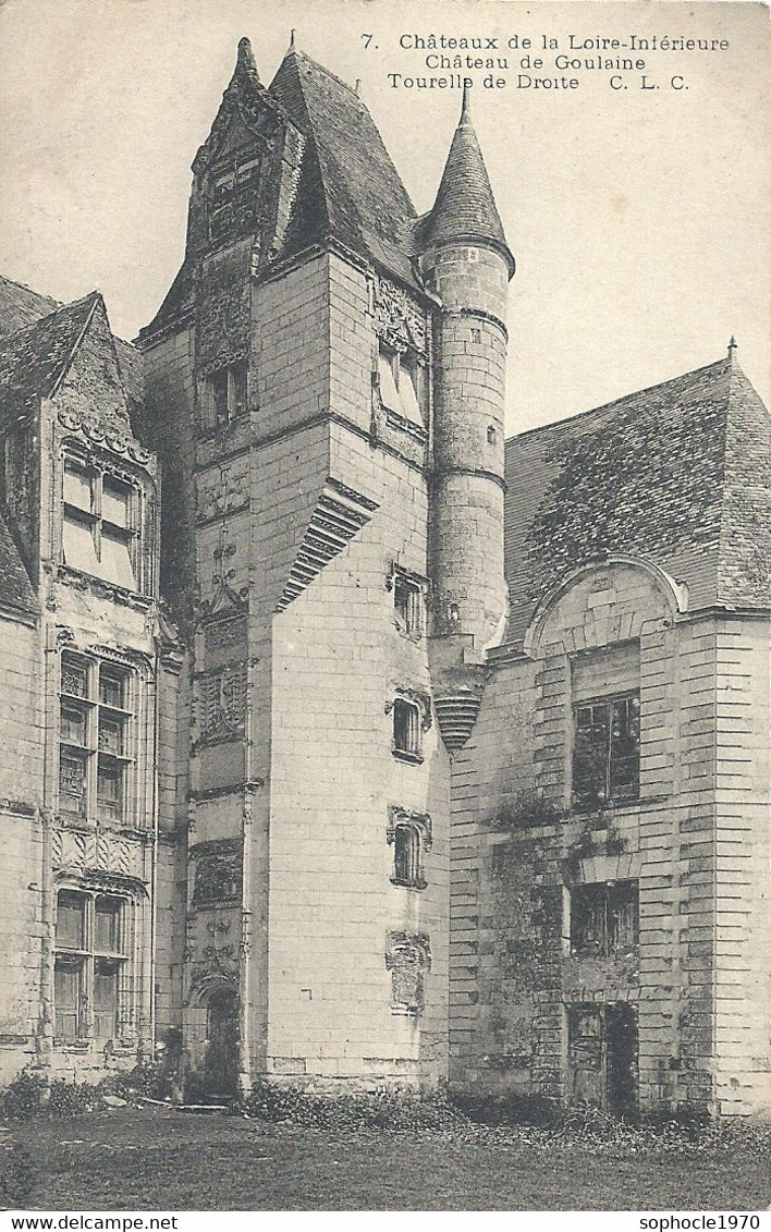 10 - 2020 - BOUL - LOIRE ATLANTIQUE - 44 -  HAUTE GOULAINE - Château De Goulaine Tourelle De Droite - Haute-Goulaine