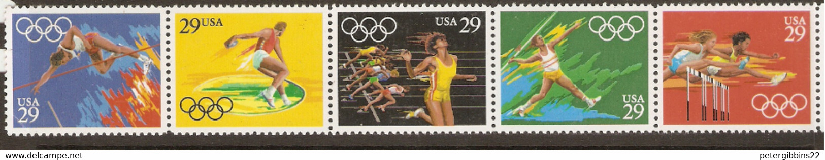 U S A   1991 SG 2595-99   Barcelona Olympics  Unmounted Mint - Summer 1992: Barcelona