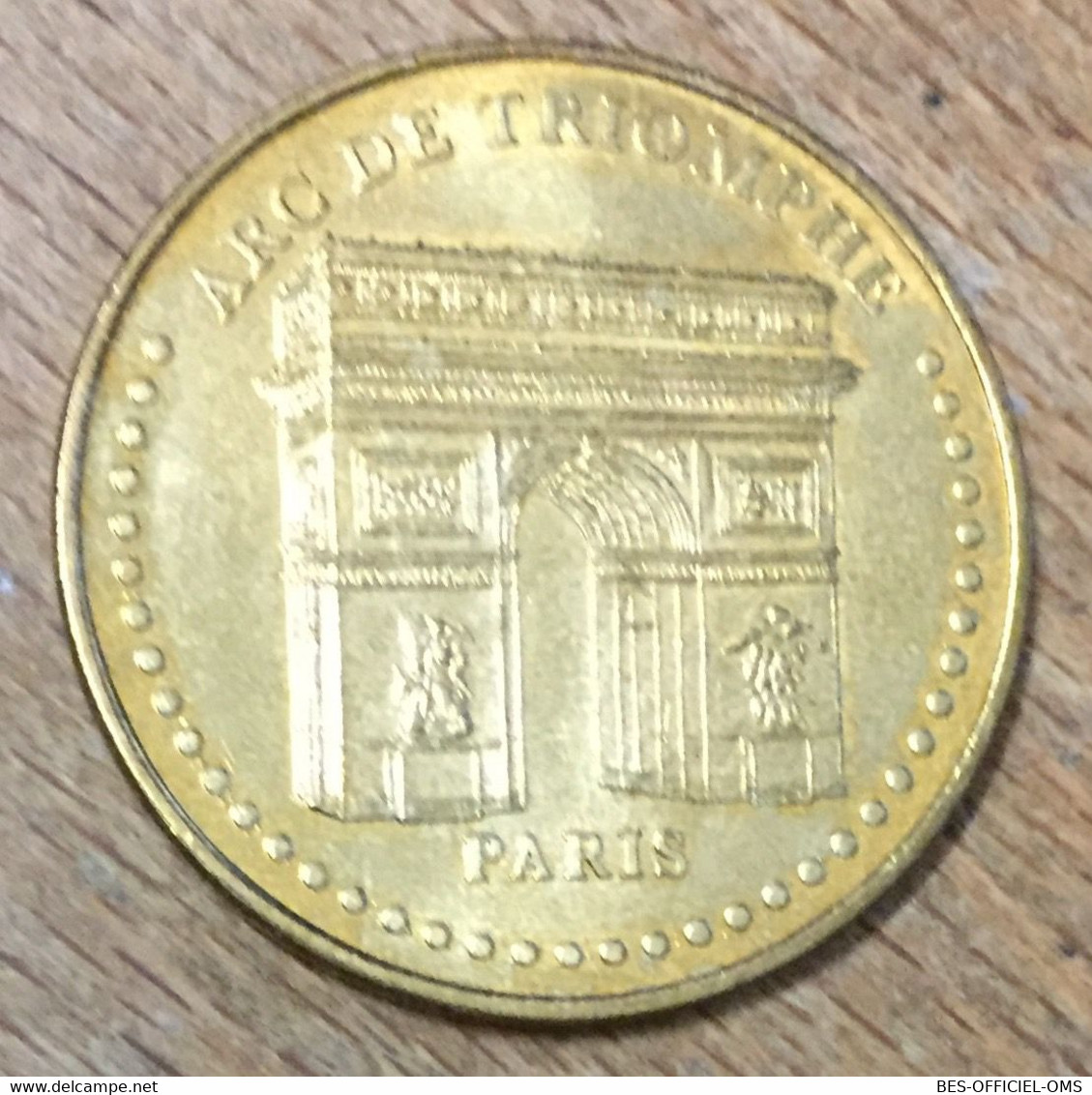 75008 PARIS ARC DE TRIOMPHE MDP 2011 MÉDAILLE SOUVENIR MONNAIE DE PARIS JETON TOURISTIQUE MEDALS COINS TOKENS - 2011