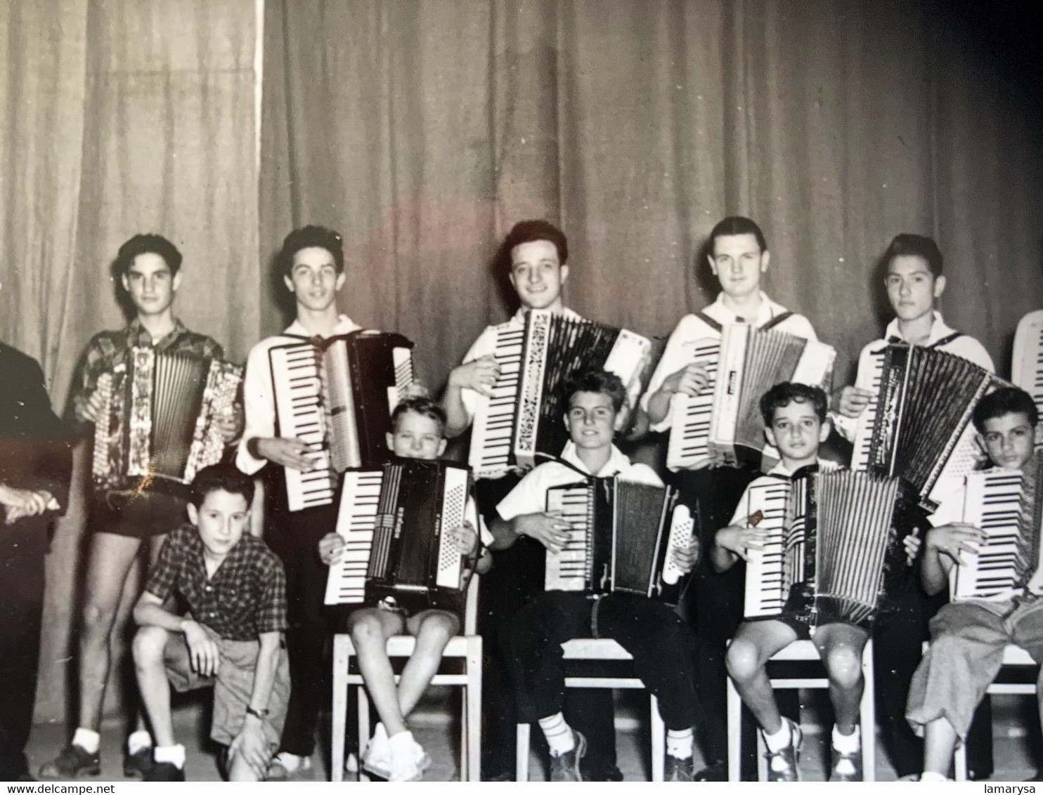 Ecole De Musique Accordéon Chant Piano Photographie Photo Originale-☛Audition Musicale Œuvre Alleman-☛Reportage R. Biron - Photos