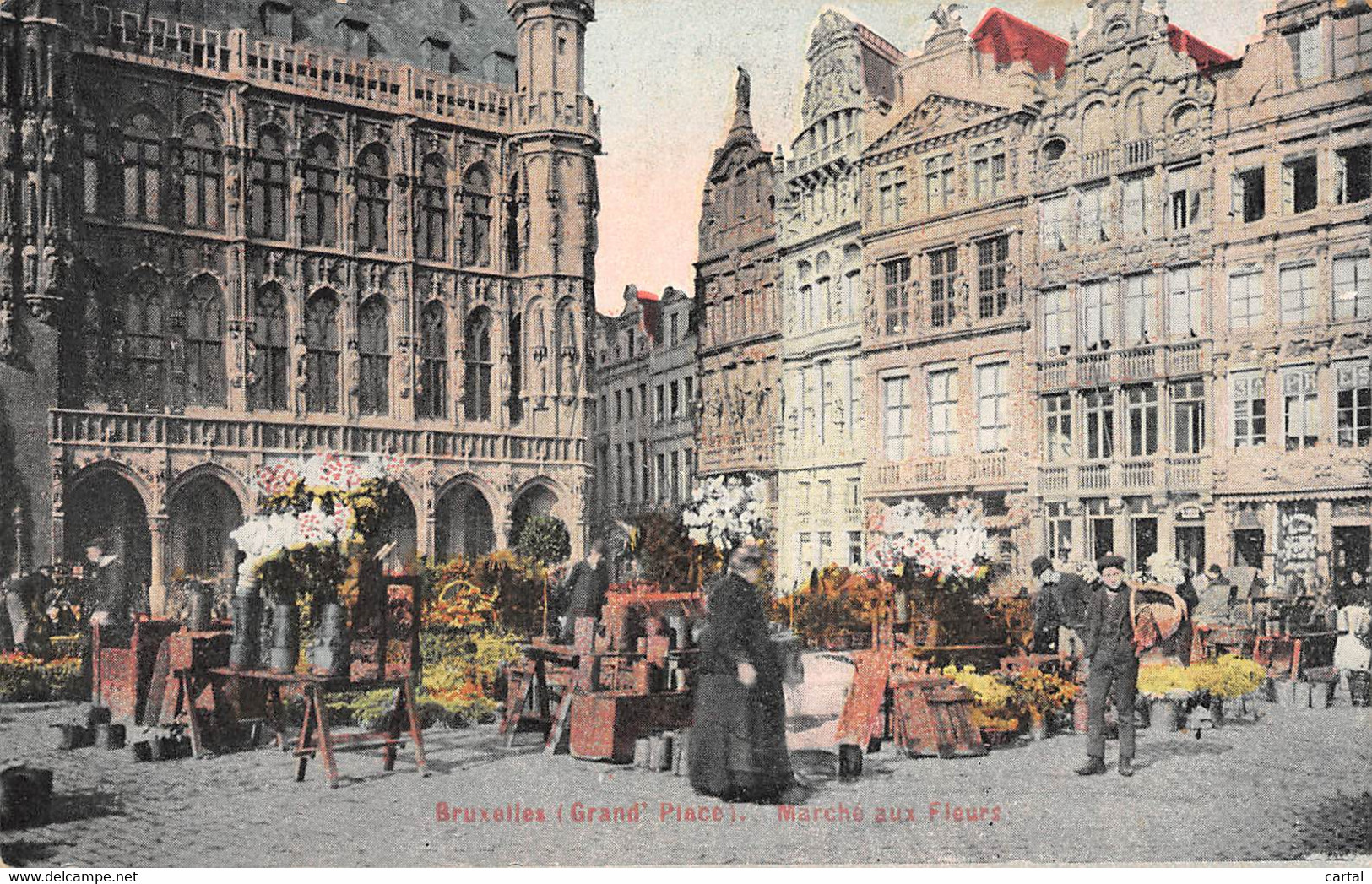 BRUXELLES - Grand'Place - Marché Aux Fleurs - Markten