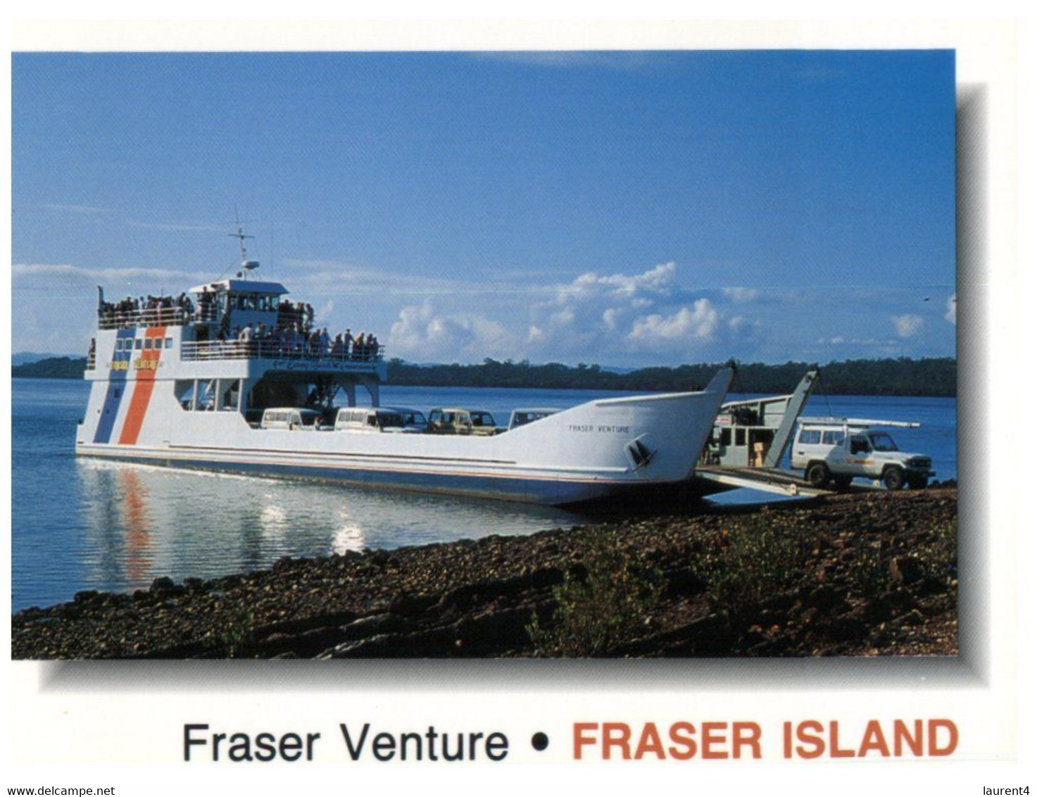 (S 1) Australia - QLD - Fraser Island (W86A)) Ferry - Sunshine Coast
